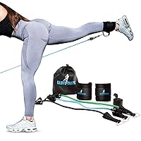 Slim Panda Ankle Straps for Kickbacks,Leg Extension Gym Cable