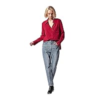 Equipment Women's Quinne Long Sleeve Top in Persian Red