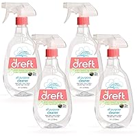 Dreft All Purpose Baby Cleaning Spray, Plant- Based Ingredient, Hypoallergenic Formula, Great for Car Seat, Highchair, Baby Toys and More, 24 Fl Oz (Pack of 4)