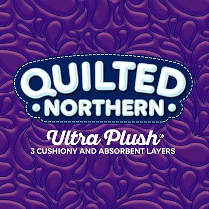 Quilted Northern Ultra Plush Toilet Paper, 12 Double Rolls, 12 = 24 Regular Rolls