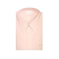Gold Label Roundtree & Yorke Non-Iron Fitted Point Collar Stripe Dress Shirt G16A0004 Pink (17-36)