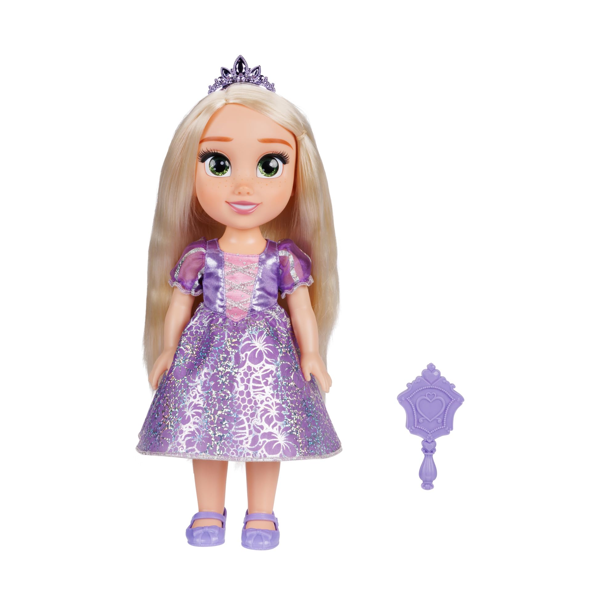 Disney Princess D100 My Friend Rapunzel Doll 14 inch Tall Includes Removable Outfit, Tiara, Shoes & Brush