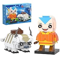 Aang and Appa Building Block Kit Toys, Airbender Figures Model Creative Toys Popular Anime Character, Great Gifts for Boys and Girls Ages 6+ Birthday (325 Pieces)