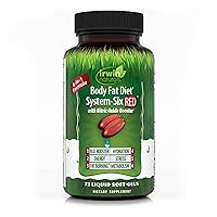 Irwin Naturals Body Fat Diet System-Six Red, 72 Softgels