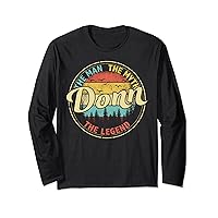 Donn Man Myth Legend Men Personalized Name Long Sleeve T-Shirt