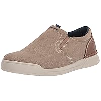 Nunn Bush Men's Kore Tour Canvas Plain Toe Slip-on Athletic Style Sneaker Loafer