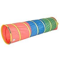 Pacific Play Tents 21409 Kids 6-Foot Find Me Multicolor Crawl/Play Tunnel, 6' x 19