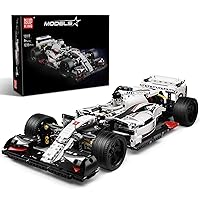 Mould King Technik Sports Car Formula 1 Racing Car Building Kit, 1235 Pcs Collectible Car Model Building Blocks Toys Gift for Kids, Boys, Adult