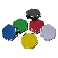 Talking Products, Talking Tiles Voice Recorders, Communication Sound Buttons. Pack of 6 Colors, 80 Seconds Recording. Educational Classroom Learning Resources, Game Show Answer Buzzers.