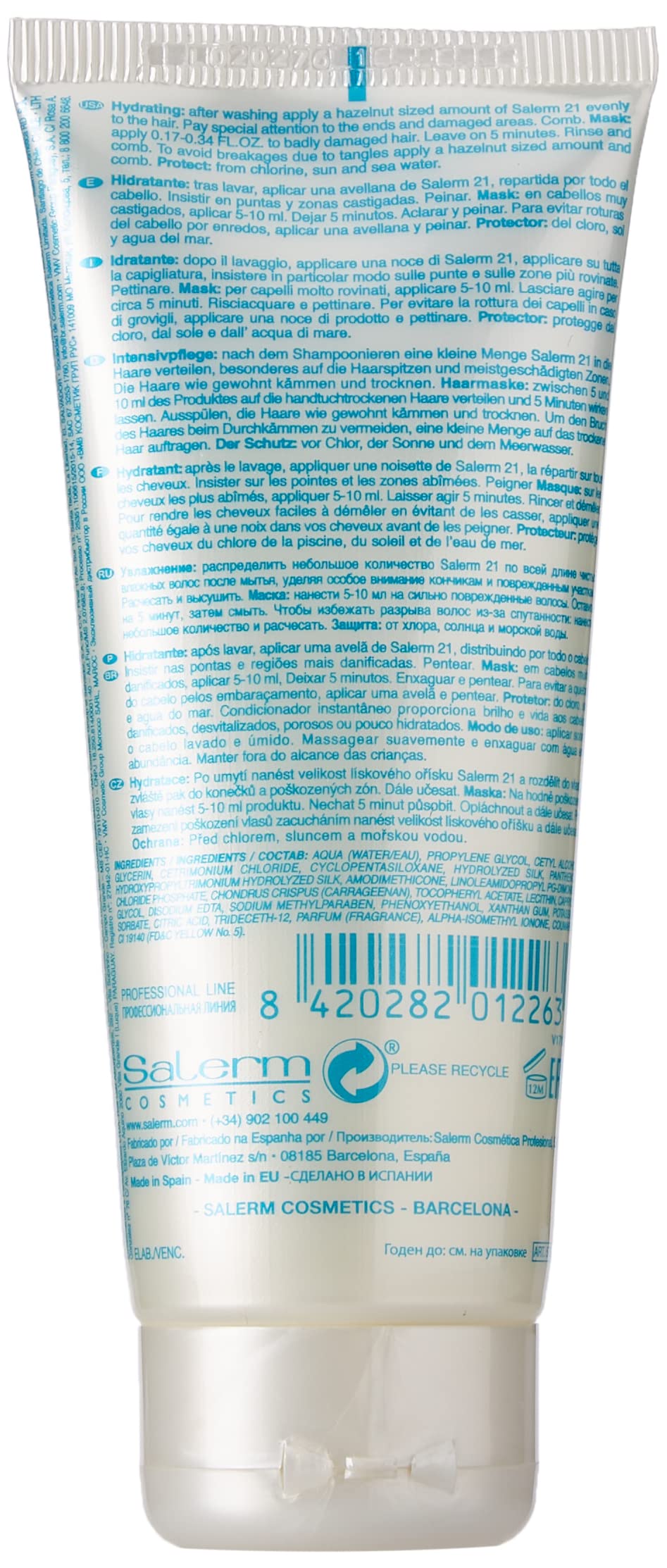 Salerm 21 Leave in Conditioner with B5 3.4oz.