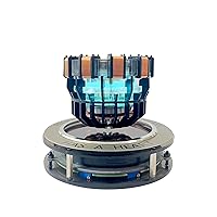 Arc Reactor MK1 Levitating 1:1 Scale DIY Floating and Spinning in Air LED for Unique Gifts,Room Decor,Office Desk Tech Toys (MK1)