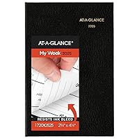 AT-A-GLANCE 2025 Fine Diary, Weekly & Monthly Diary, 2-3/4