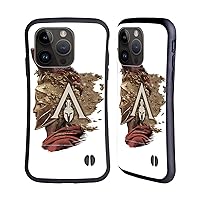 Head Case Designs Officially Licensed Assassin's Creed Map Odyssey Artwork Hybrid Case Compatible with Apple iPhone 15 Pro