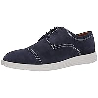 Driver Club USA Men's Leather Made in Brazil Eva Lightweight Oxford with Captoe Detail