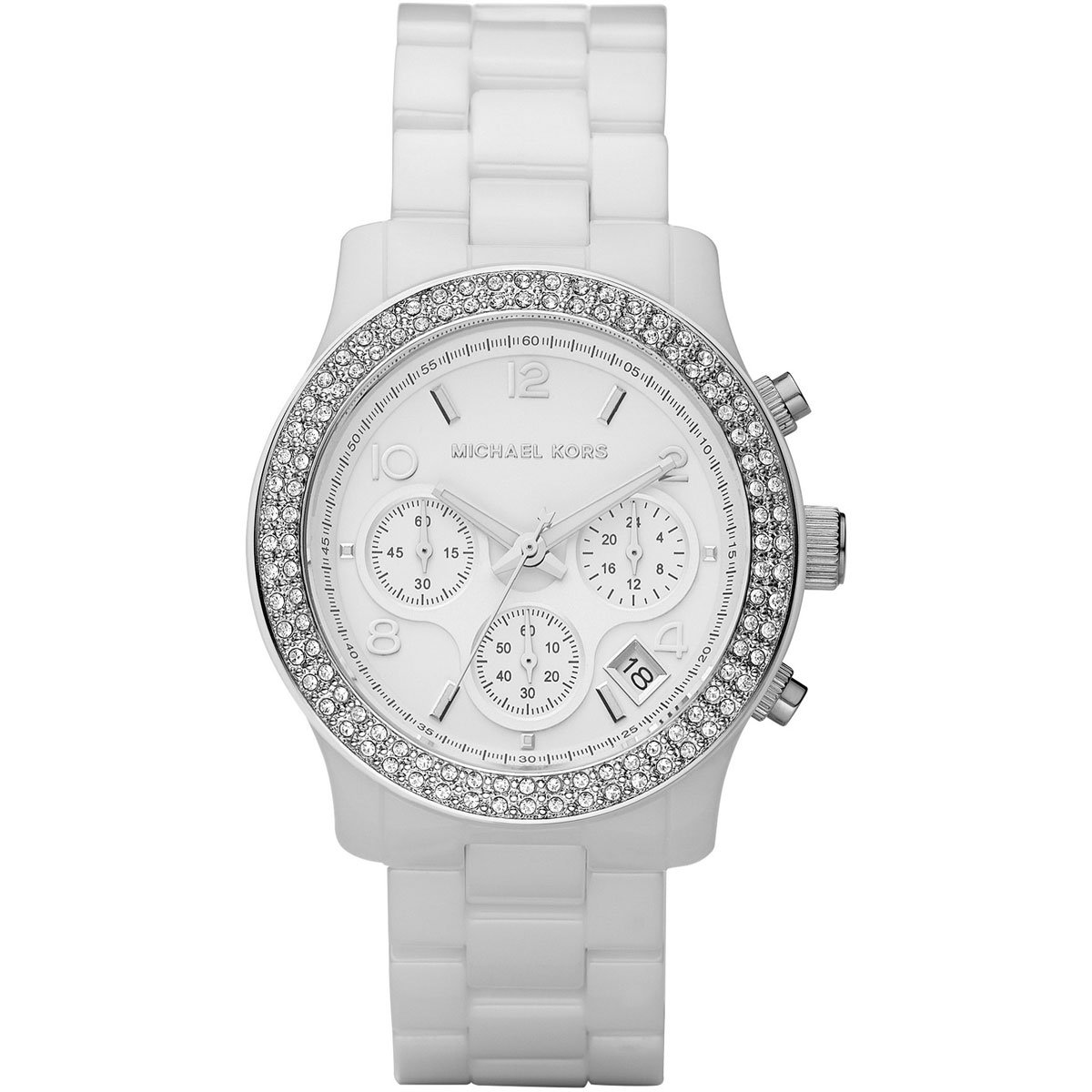 Michael Kors Women's MK5188 Runway White Watch