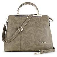 SHEERWORTH® WOMEN'S CASUAL ZIPPER HANDBAG STYLISH HANDBAG FOR GIRLS AND WOMEN, KHAKI