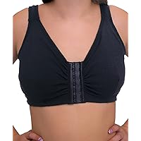 Underworks Mastectomy Bra with Pocket - Breastform Pads Included - Adjustable - Cotton Comfort and Leisure