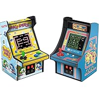 My Arcade Micro Player Mini Arcade Machine & Micro Player Mini Arcade Machine: Ms. Pac-Man Video Game, Fully Playable, 6.75 Inch Collectible