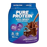 100% Whey Protein Powder, Rich Chocolate, 25 g Protein, 1.75 lb (Packaging May Vary)