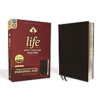 NIV, Life Application Study Bible, Third Edition, Personal Size, Bonded Leather, Black, Red Letter NIV, Life Application Study Bible, Third Edition, Personal Size, Bonded Leather, Black, Red Letter Bonded Leather