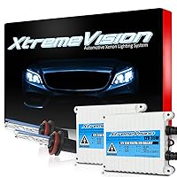 XtremeVision 35W AC Xenon HID Bundle with Slim AC Ballast (1 Pair) and H11 3000K - 3K Golden Yellow Xenon Bulbs (1 Pair)