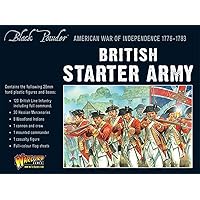 Black Powder Revolutionary War British Starter Army Starter Set Military Table Top Wargaming Plastic Model Kit WGR-ARMY1