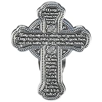 Cathedral Art, Irish Prayer (Abbey & CA Gift) Auto Visor Clip, Cross, 2 2.50 inches