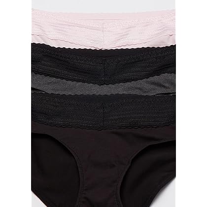 Warner's womens Blissful Benefits No Muffin 3 Pack Hipster Panties