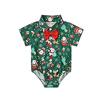 Baby Pants with Zipper Xmas Infant Newborn Baby Boys Girls Cartoon Print Short Sleeve Toddler Boy Easter Outfit
