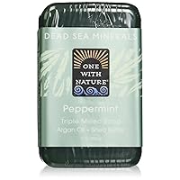 One With Nature Soap, Peppermint, 7 Ounce (Pack of 36)