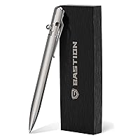 SMOOTHERPRO Titanium Bolt Action Pen with Tungsten Side for EDC Pocket  Outdoor Collection Signature Office School Color Natural (TI01NA)
