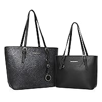 Montana West Tote Bag for Women Large Purse and Handbags Set Embossed Collection Purse 2Pcs Set