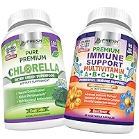 FRESH HEALTHCARE Chlorella and Immune Support Multivitamin - Bundle