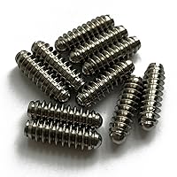 10PCS 3/8-10 Pool Cue Stainless Steel Joint Protector Stud Pin - Bullet Nose
