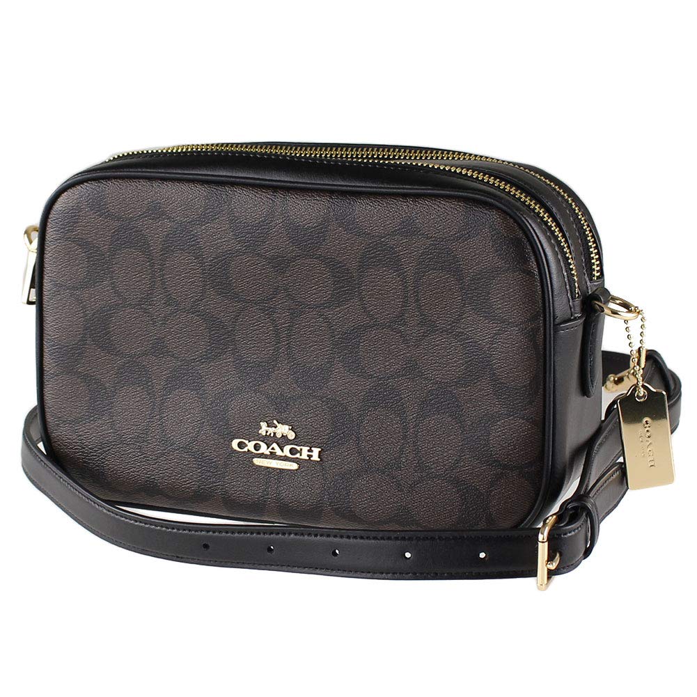 COACH Metallic Pebbled Leather Jes Crossbody