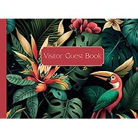 Tropical Paradise Visitor Guest Book: Airbnb | Vacation home | Beach House | Bed and Breakfast