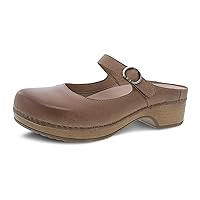Dansko Bria Slip-On Mary Jane Mule Clogs for Women – Memory Foam and Arch Support for All -Day Comfort and Support – Lightweight EVA Outsole for Long-Lasting Wear