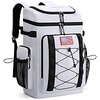 Maelstrom Cooler Backpack,50 Can Insulated Soft Backpack Cooler,Portable Lightweight Leakproof Cooler Bag,Large Capacity Beach Cooler,Waterproof Lunch Backpack for Men Women