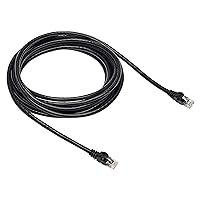 Amazon Basics RJ45 Cat 6 Ethernet Patch Cable, 10Gpbs High-Speed Cable, 250MHz, Snagless, 15 Foot, Black