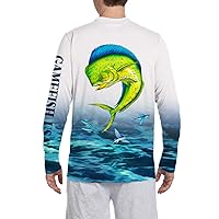 UPF 50 Microfiber Moisture Wicking Long Sleeve Performance Fishing Shirt