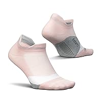Feetures Elite Light Cushion No Show Tab Ankle Socks - Sport Sock with Targeted Compression - (1 Pair)