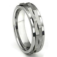 Tungsten Spinning Wedding Band Ring