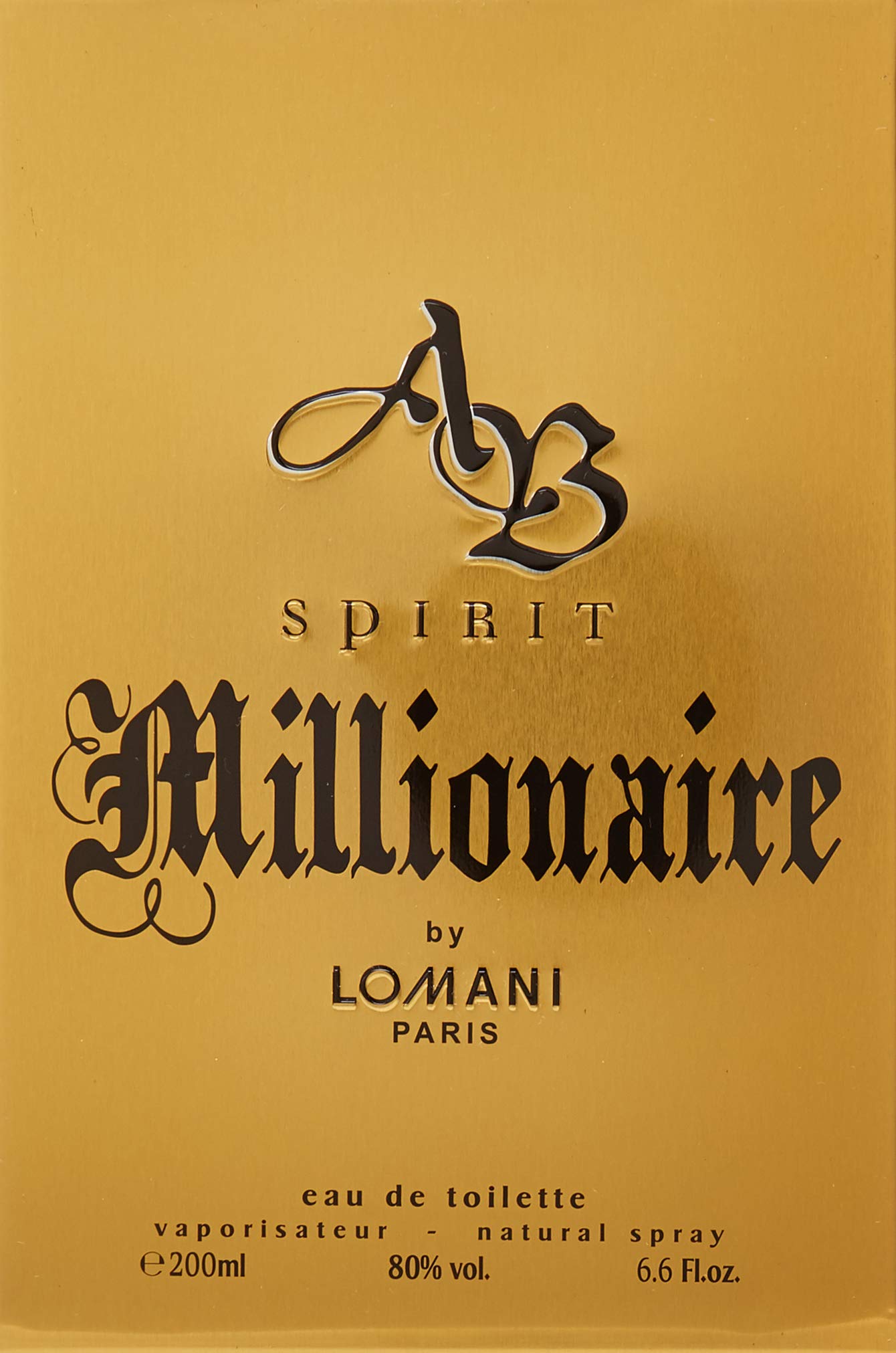 Lomani Ab Spirit Millionaire By Lomani for Men - 6.6 Fl. Oz Edt Spray, Brown
