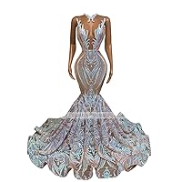 Orange Shiny Sequined Long Train Mermaid Prom Shower Party Evening Dress Celebrity Pageant Gown