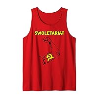 Swoletariat - Hammer and Sickle - Communist - Bicep Muscle Tank Top