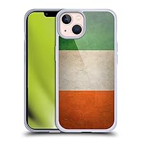 Head Case Designs Ireland Irish Éire Grunge Country Flags 1 Soft Gel Case Compatible with Apple iPhone 13 and Compatible with MagSafe Accessories