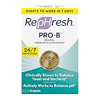 RepHresh Pro-B Probiotic Supplement for Women, 30 Oral Capsules