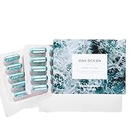 Marine Collagen - Anti Aging Collagen Tablets - Capsules with Vitamins, Nutrients, and Essential Fatty Acids - Dietary Supplement for Healthier Skin, Hair, and Nails - 30 Count