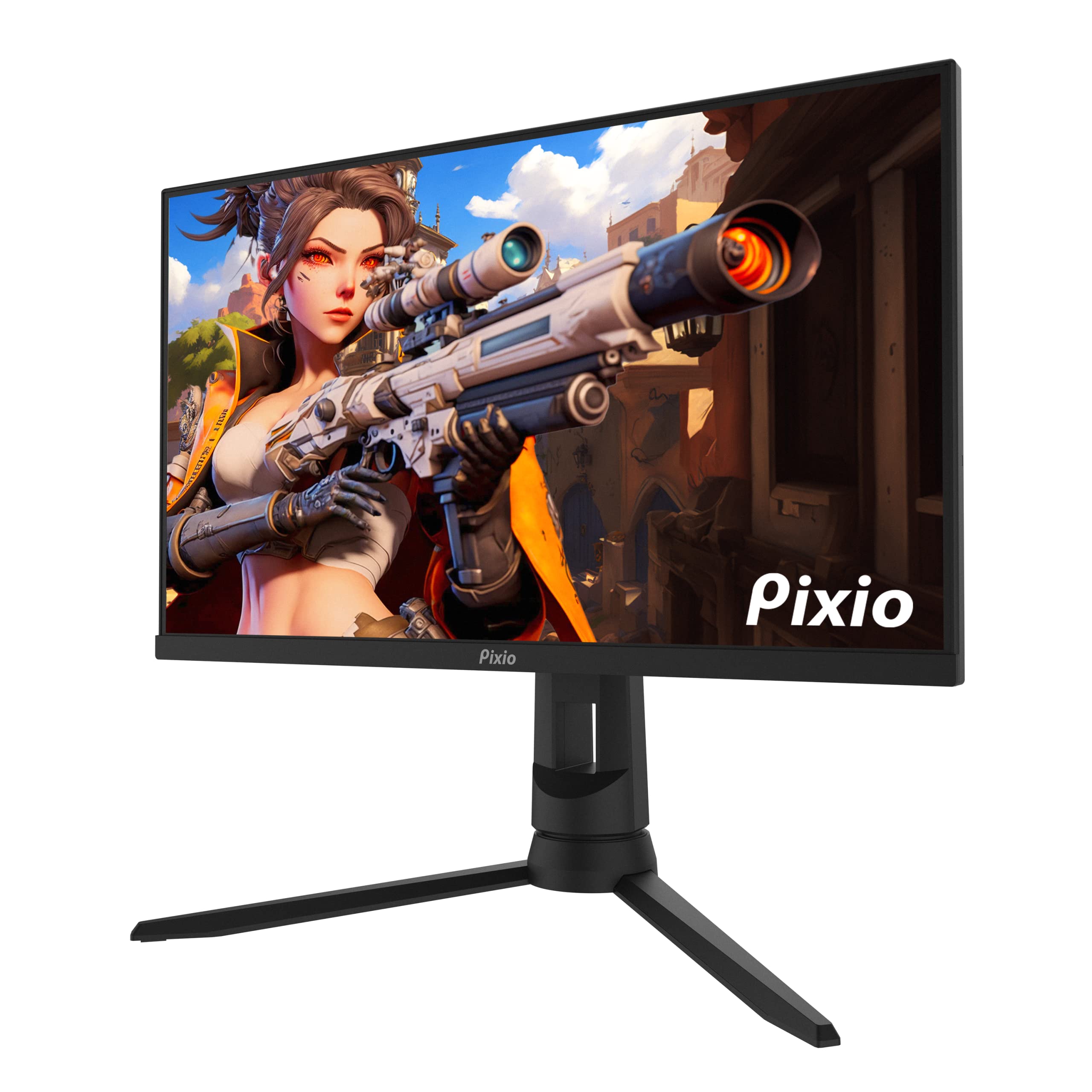 Pixio PX248 PRO 24 inch Fast Rapid Nano IPS 1ms GTG Response Time 165Hz Refresh Rate FHD 1920 x 1080 Adaptive Sync Fully Adjustable Stand Esports Professional Gaming Monitor