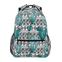 Cactuses Tropical Plant Flower Aztec Geometric Print Backpacks Travel Laptop Daypack School Bags for Teens Men Women, Multicoloured, one-size(A01e18010)